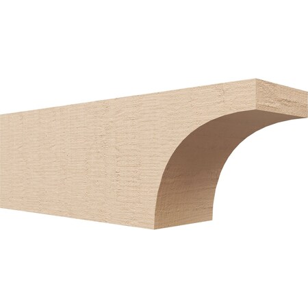 Ekena Millwork 6in. W x 8in. H x 24in. L Huntington Woodgrain TimberThane Rafter Tail, Primed Tan RFTUR06X08X24HUNRCPR